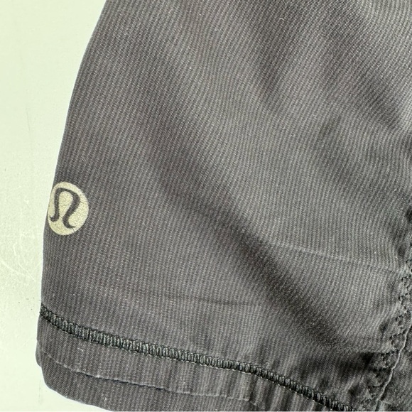 Lululemon Black Running Shorts Pockets Elastic Waistband - Picture 3 of 9